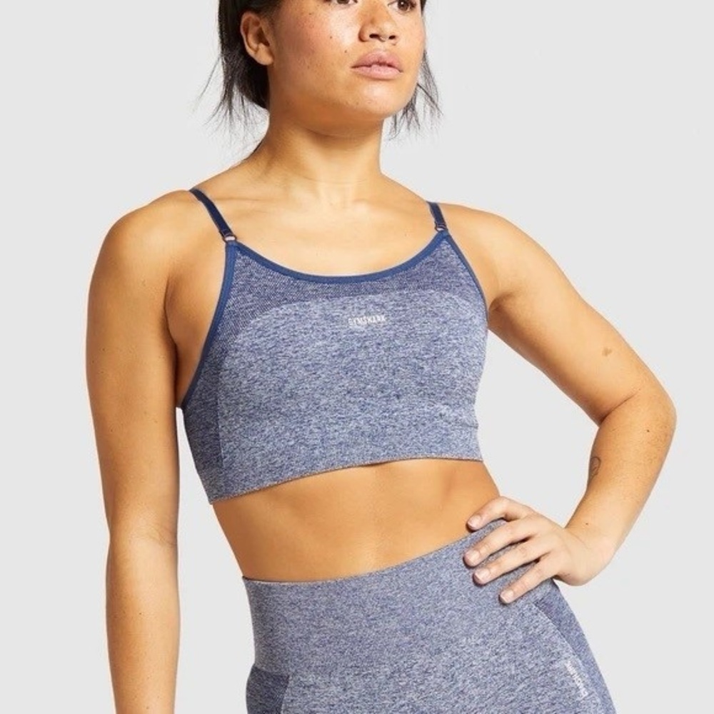 GymShark Flex Strappy Sports Bra (GLSB4247-NVM) - Size S